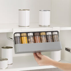 Household Punch-free Kitchen Seasoning Bottle Storage Rack