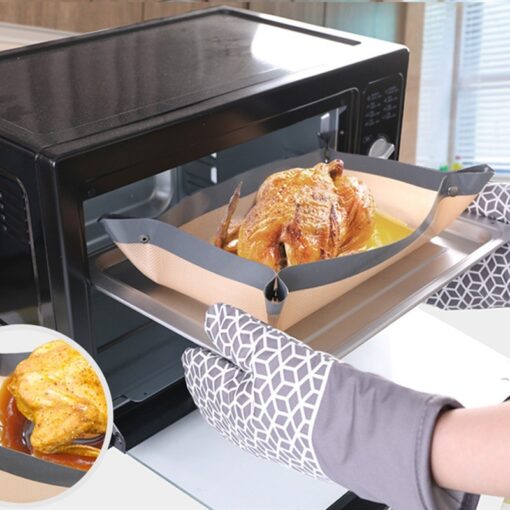 Multipurpose Silicone Thick Fiber Baking Pan Mat