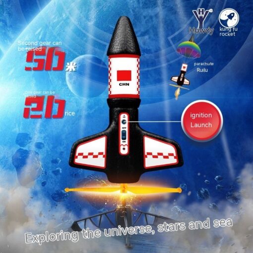 High-speed Luminous Children's Simulation Rocket Toy