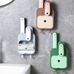 Wall-mounted Punch-free Soap Dish Storage Holder