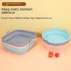 Foldable Silicone High Temperatures Resistant Baking Tray