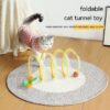 Interactive Collapsible Cat Tunnel Telescopic Maze Toy