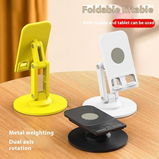 Foldable 360 Rotation Desktop Phone Holder Stand