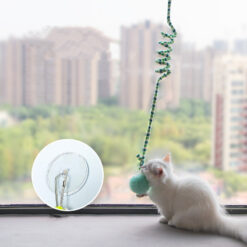 Interactive Funny Cat Hanging Simulation Teaser Wand Toy