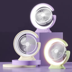 Portable Mini Desktop Night Light Cooling Fan