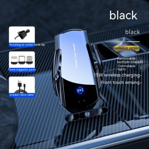 Magnetic Wireless Fast Car Charging Mobile Phone Holder - Image 10