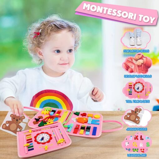 Montessori Felt Learning Board Educational Toy