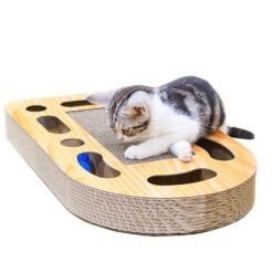 Creative Corrugated Paper Cat Scratching Board Toy