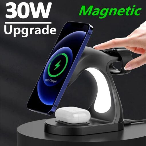 Dolphin-shape Magnetic Wireless Charging Fast Charger