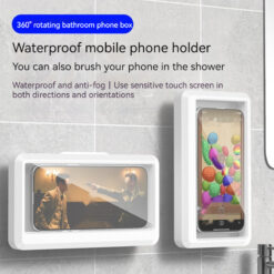 360-degree Rotating Punch-free Bathroom Phone Holder