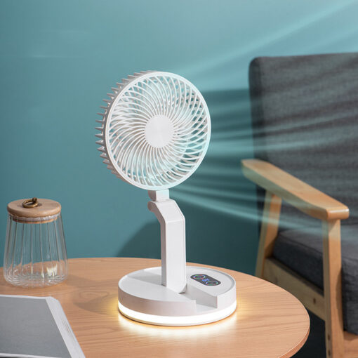 Creative USB Rechargeable Household Desktop Folding Fan