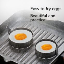 Stainless Steel Non-Stick Round Shape Egg Mold