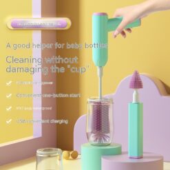 Multi-Functional Electric Silicone Sponge Cup Cleaning Brush