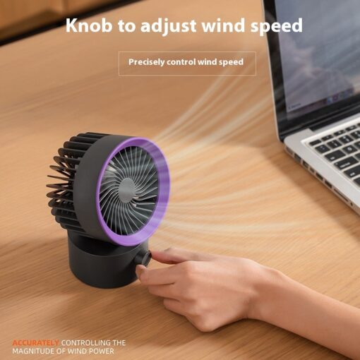 Rotatable Bedroom Desktop Oscillating Air Circulator Fan