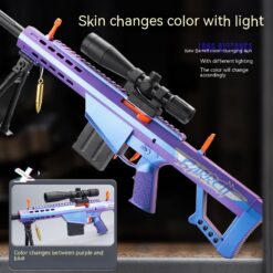 Creative Barrett Manual Bolt Throwing Shell Sniper Gun Toy