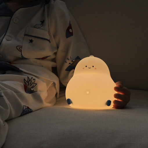 Multifunctional Cute Cartoon Silicone Night Light Lamp