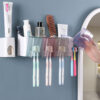 Multi-functional Transparent Toothbrush Holder Rack