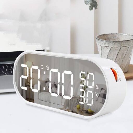 Multi-function LED Digital Display Mirror Alarm Clock