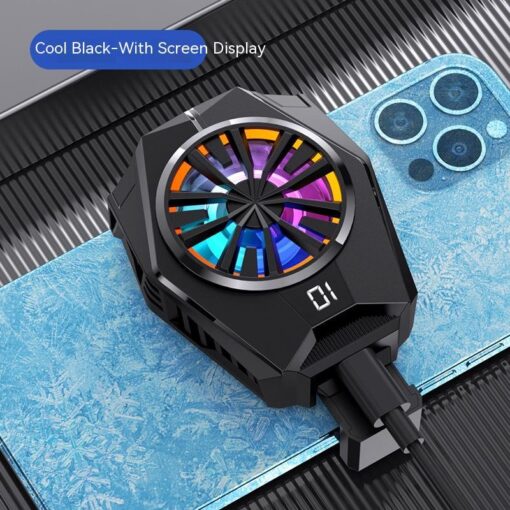 Portable USB Powered Mobile Phone Cooling Back Clip Fan - Image 2