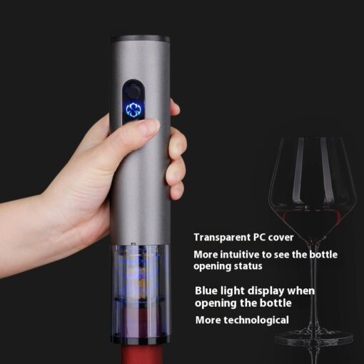Portable Rechargeable Stainless Steel Mini Electric Bottle Opener