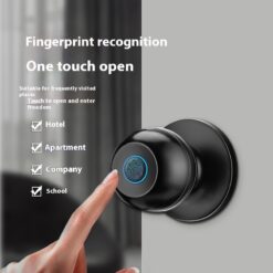 Smart Household Round Door Ball Fingerprint Keyless Lock