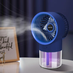 Portable USB Rechargeable Spray Mist Air Conditioning Fan