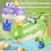 Children's Electric Continuous Cartoon Crocodile Water Gun Toy