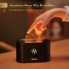 Ultrasonic Aromatherapy Flame Air Diffuser Humidifier