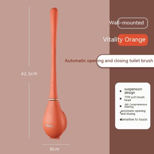 Punch-free Household Silicone Toilet Cleaning Brush - Image 3