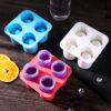 Silicone Four-hole DIY Ice Cube Mold Maker Tray
