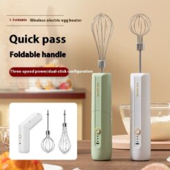 Wireless Electric Household Whisk USB Rechargeable Milk Frother