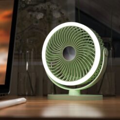 Household Desktop Outdoor Night Light Electric Fan