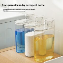 Transparent Liquid Detergent Storage Bottle Container