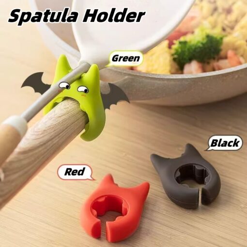 Multi-functional Silicone Kitchen Truner Stovetop Spoon Holder
