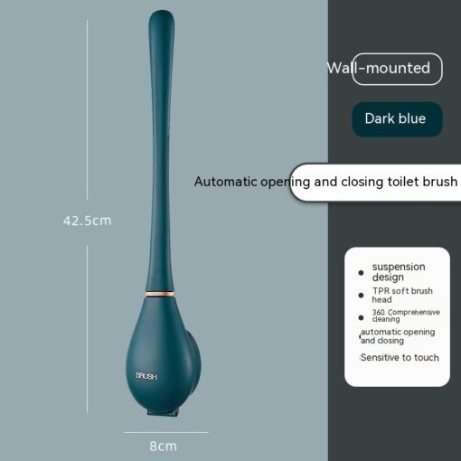 Punch-free Household Silicone Toilet Cleaning Brush - Image 4