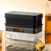 Creative DIY Press-Type Ice Cube Mold Maker Tray