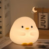 Cute Cartoon Silicone Duck USB Rechargeable LED Night Lamp