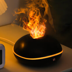 Portable Colorful Simulated Flame Car Aroma Diffuser