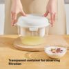 Detachable Transparent Mesh Yogurt Whey Filter Separator