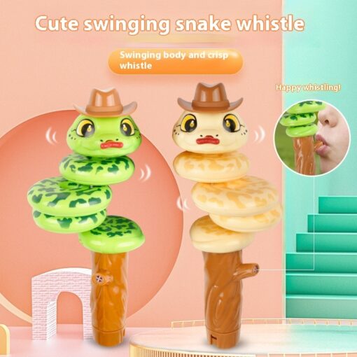 Whistle Twisted Snake Balance Rotating Swing Educational Toy