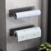 Multifunctional Punch-free Tissue Roll Storage Rack Holder