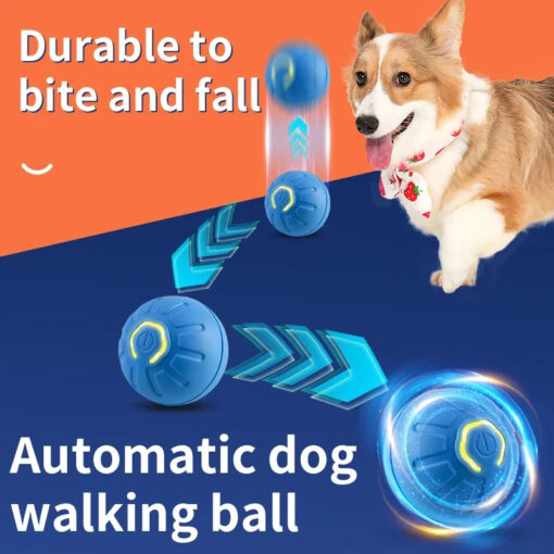 Interactive Smart Pet Moving USB Moving Bouncing Ball Toy