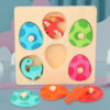 Wooden 3D Dinosaur Egg Multi-layer Puzzle Children's Toy