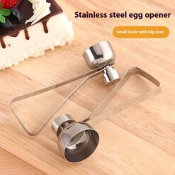 Creative Stainless Steel Stretch Knock Egg Opener