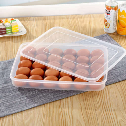 Plastic Sealed Fresh-keeping Kitchen Divided Egg Tray