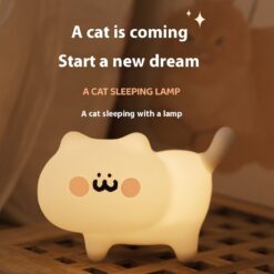 Creative Cute Kawaii Bedside Sleeping Night Light Lamp