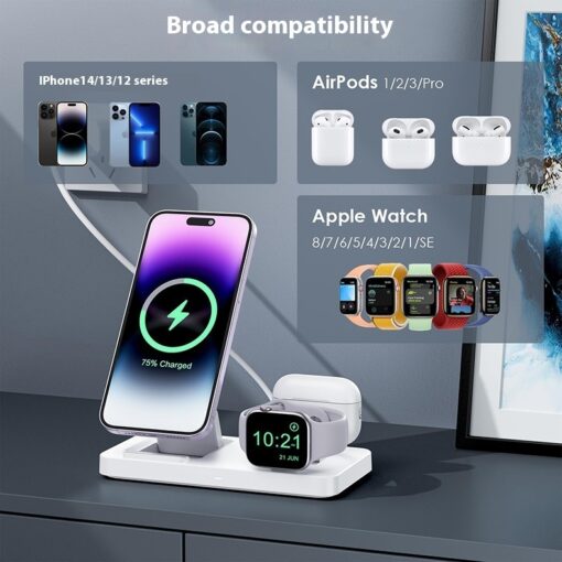 Portable Magnetic Wireless Charger Mobile Watch Headset