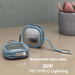Portable Telescopic Phone PD Fast Charging Data Cable