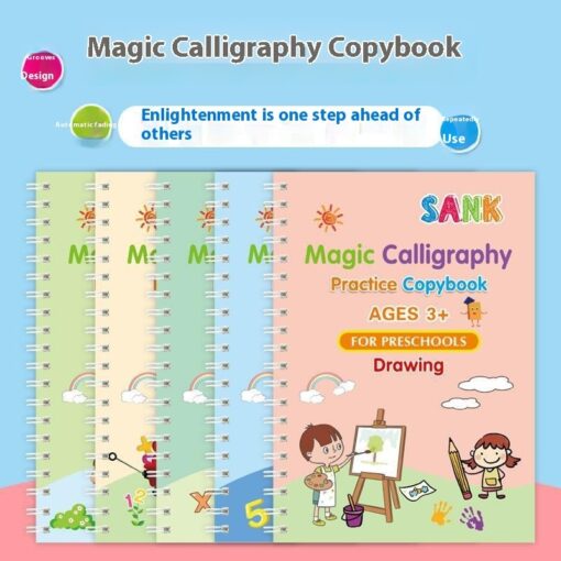 English Version Children's Pen Control Training Copybook