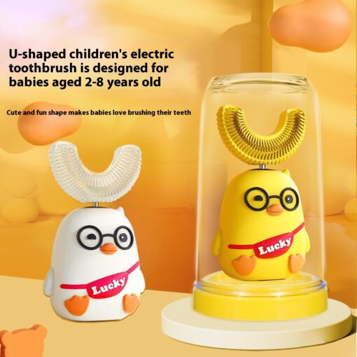 Children's Electric U-shaped Soft Bristle Cleaning Toothbrush